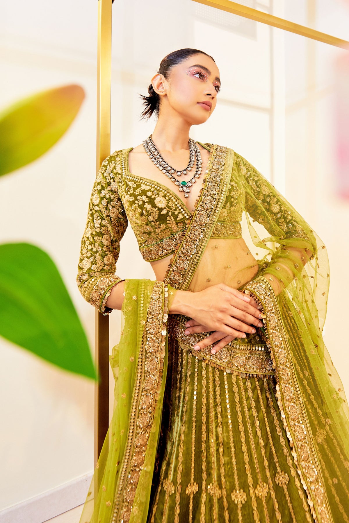 Gita Green Lehenga Set