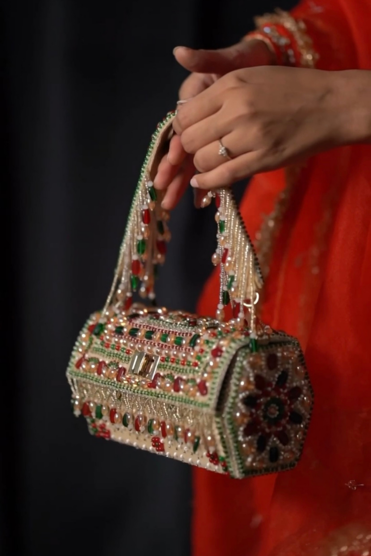 Noor Multicolor Embellished Handbag