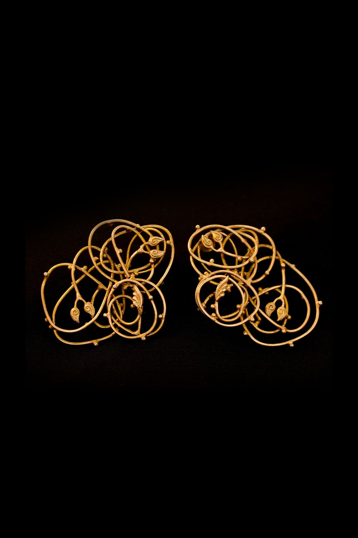 Twisted Stem Earrings