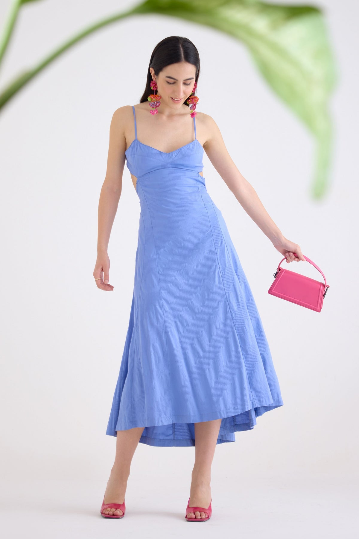 Dania Blue Midi Dress