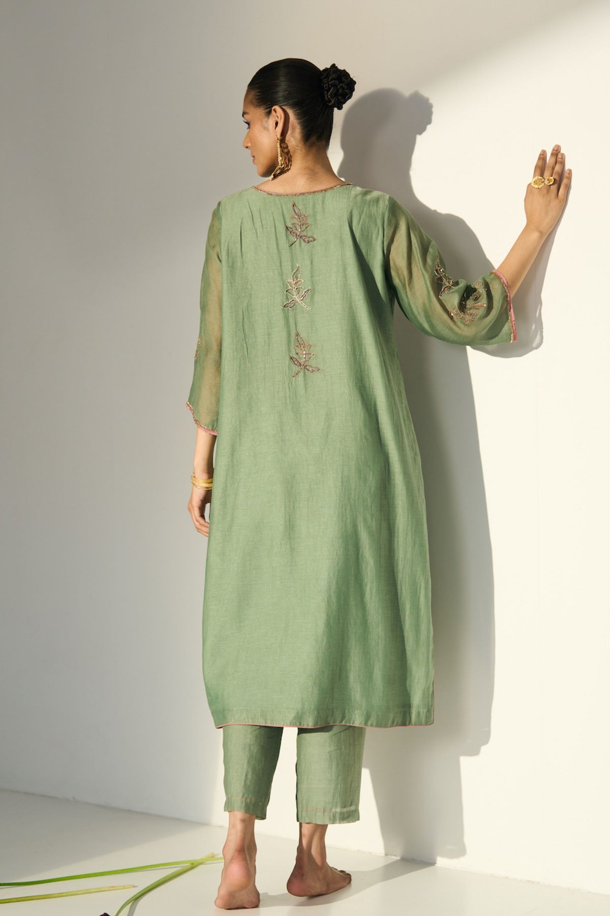 Green Balori Kurta