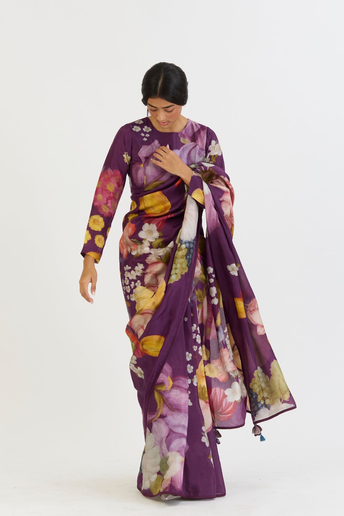 Jamun Saree In Purple