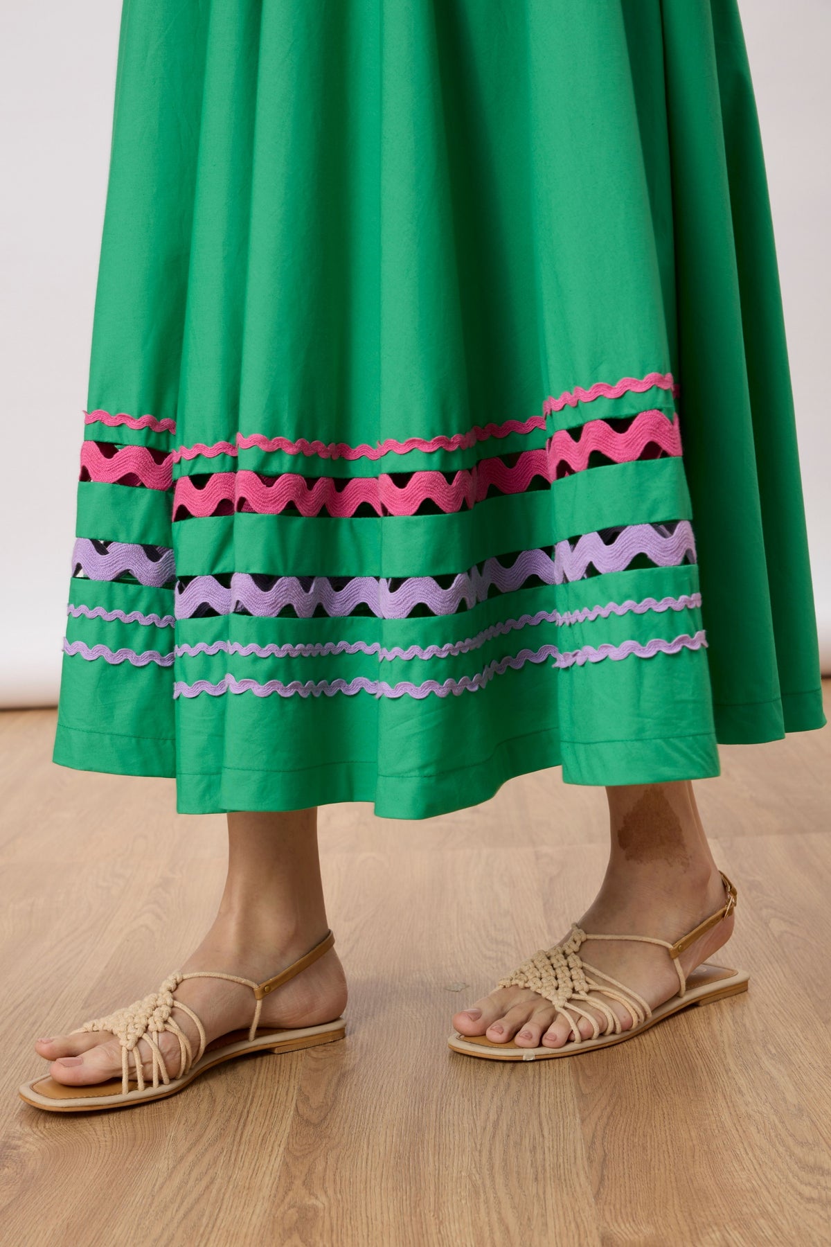 Hazel Island Green Skirt