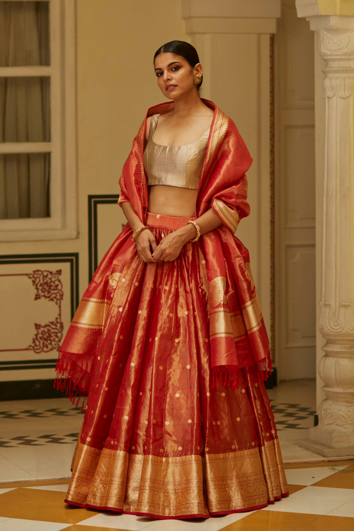 Sindoori Shadmani Lehenga