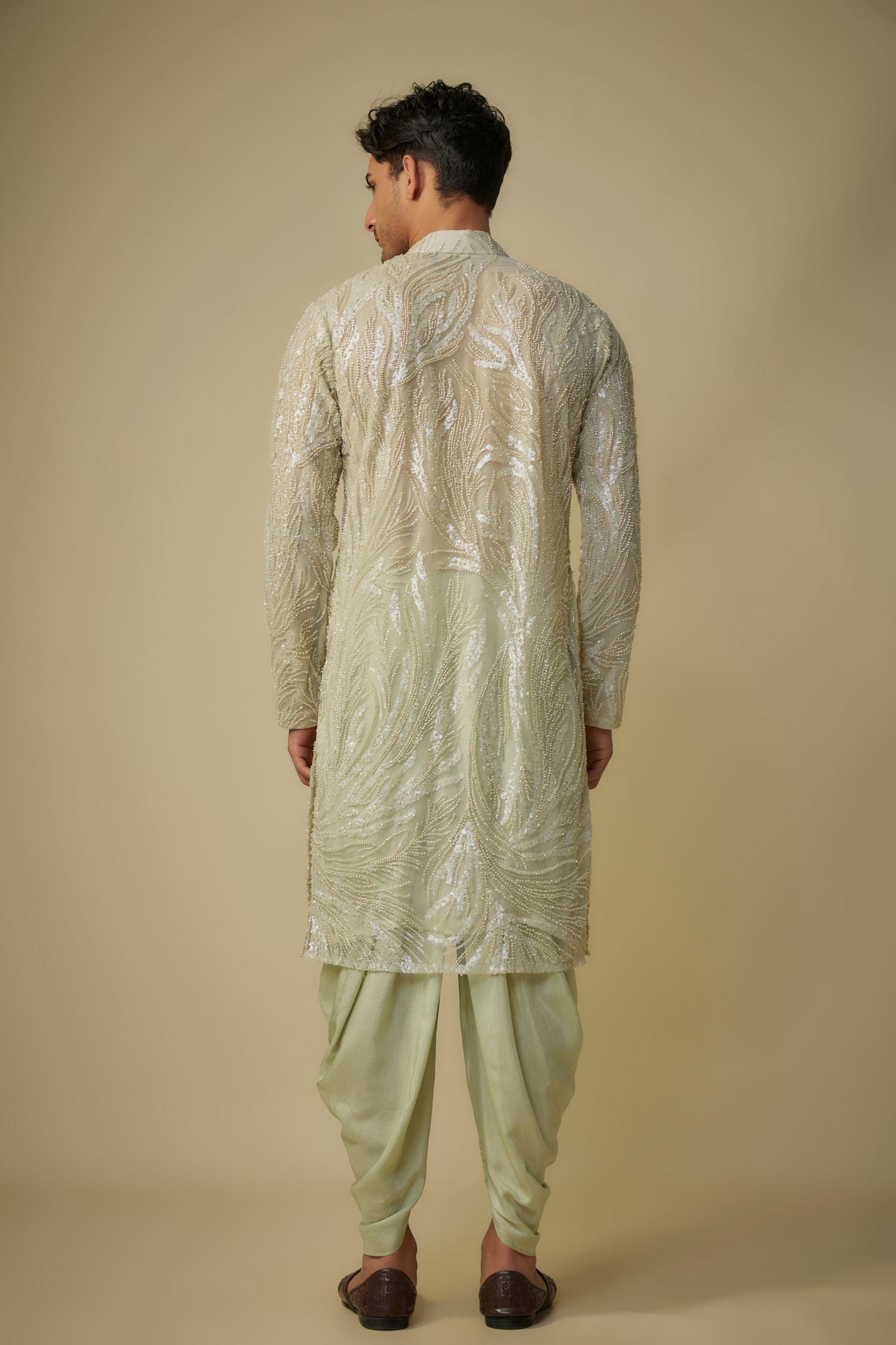 Sage Green Men Kurta Set