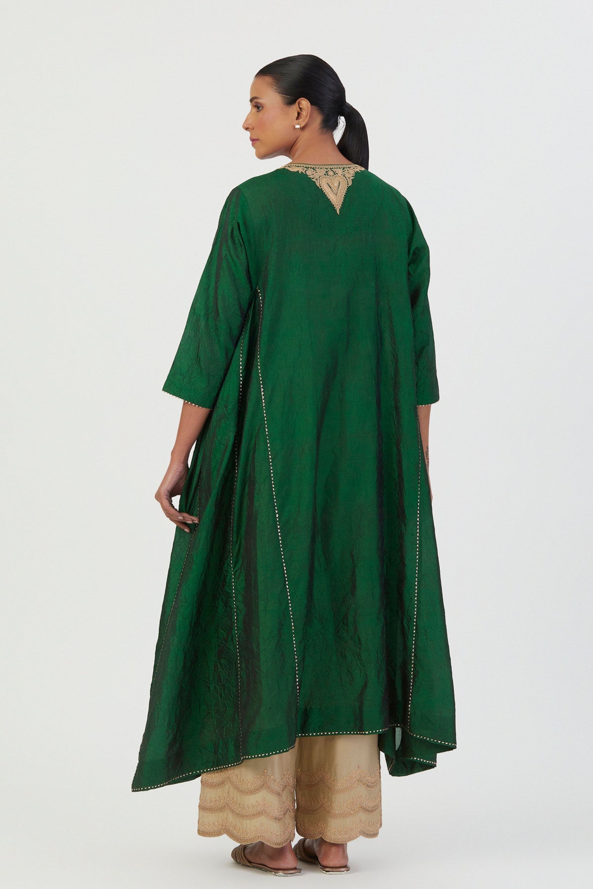 Smita Dark Green Kurta &amp; Pant