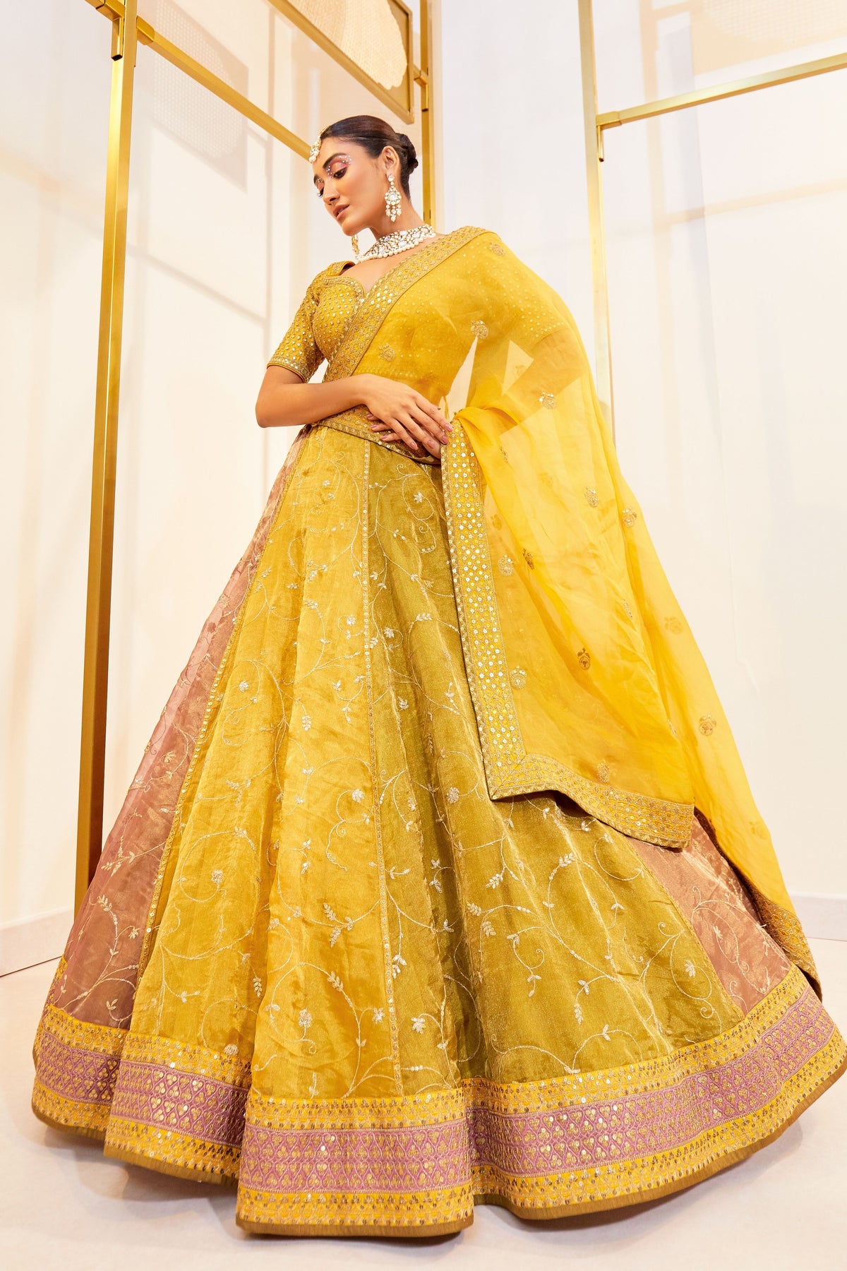 Bel Jaal Lehenga Set