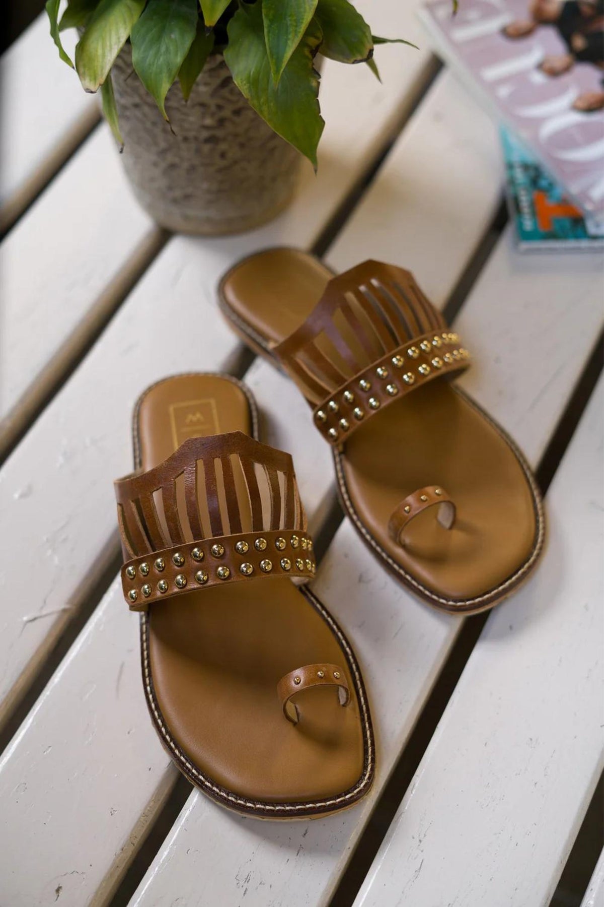 Rani Tan Sandals