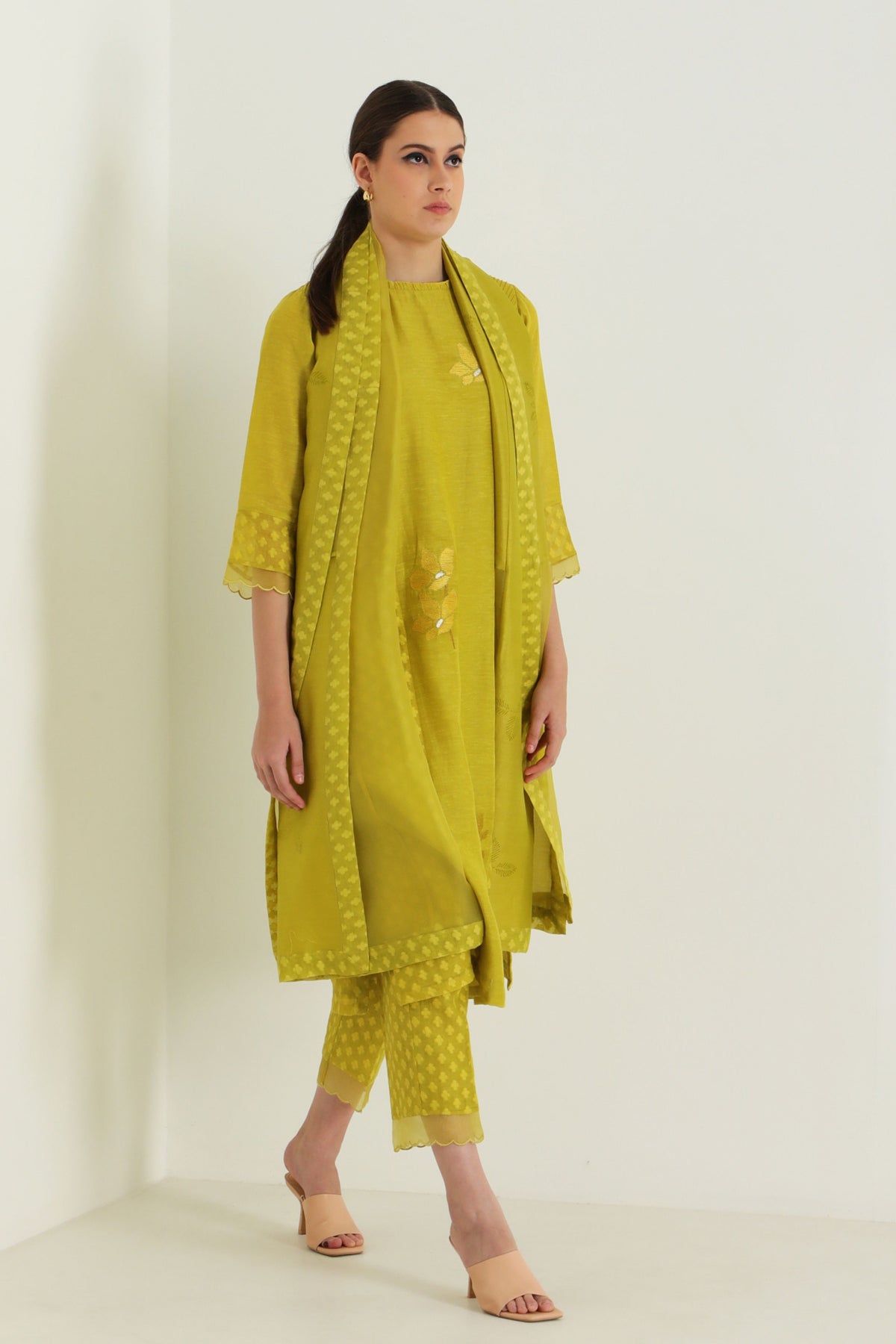 Chartruese Kurta Set