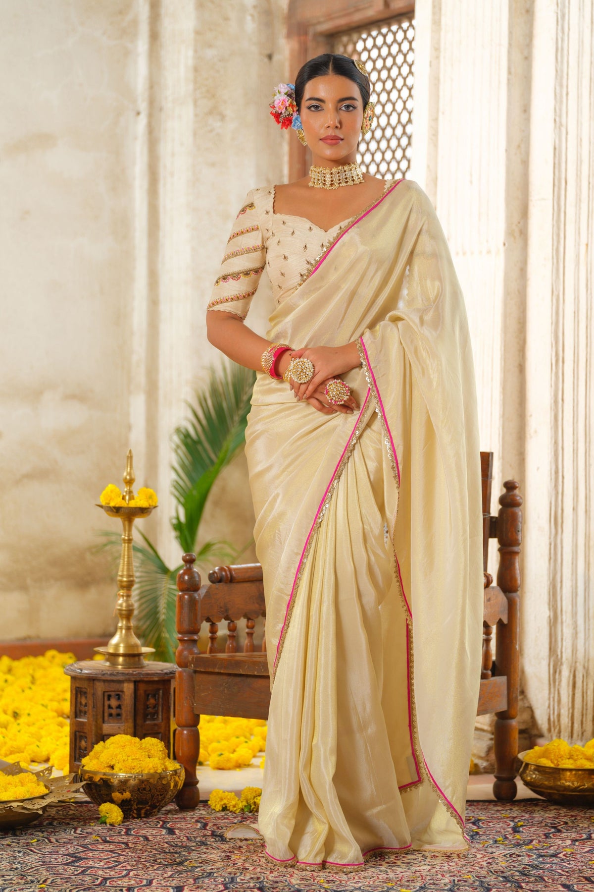 Hamsa Saree Set