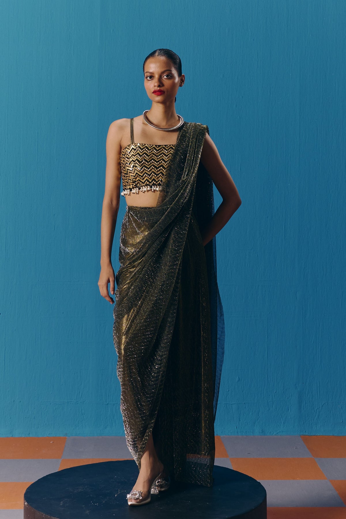 The Nox Drape Saree