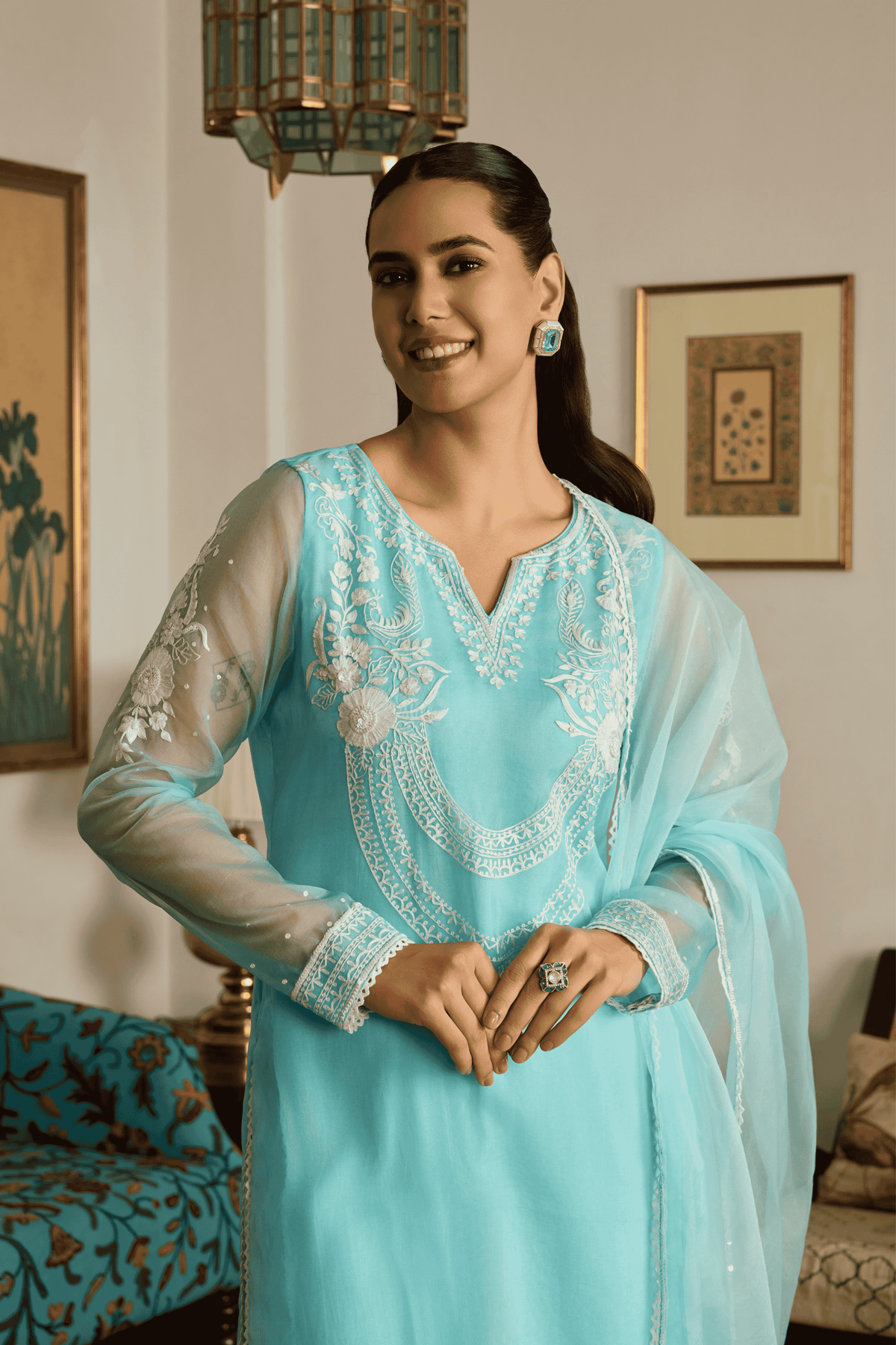 Blue Kurta Set