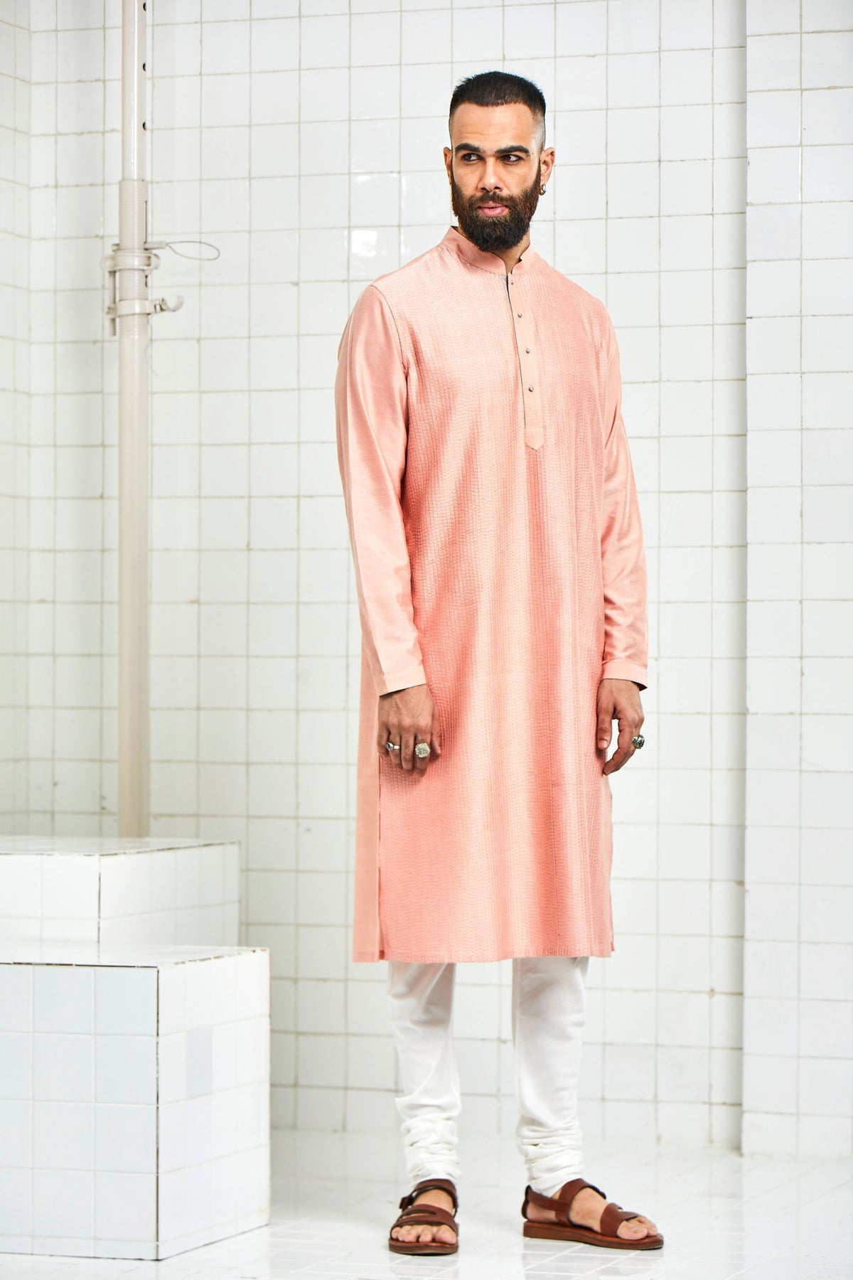 Bainsara Pintuck Kurta Set