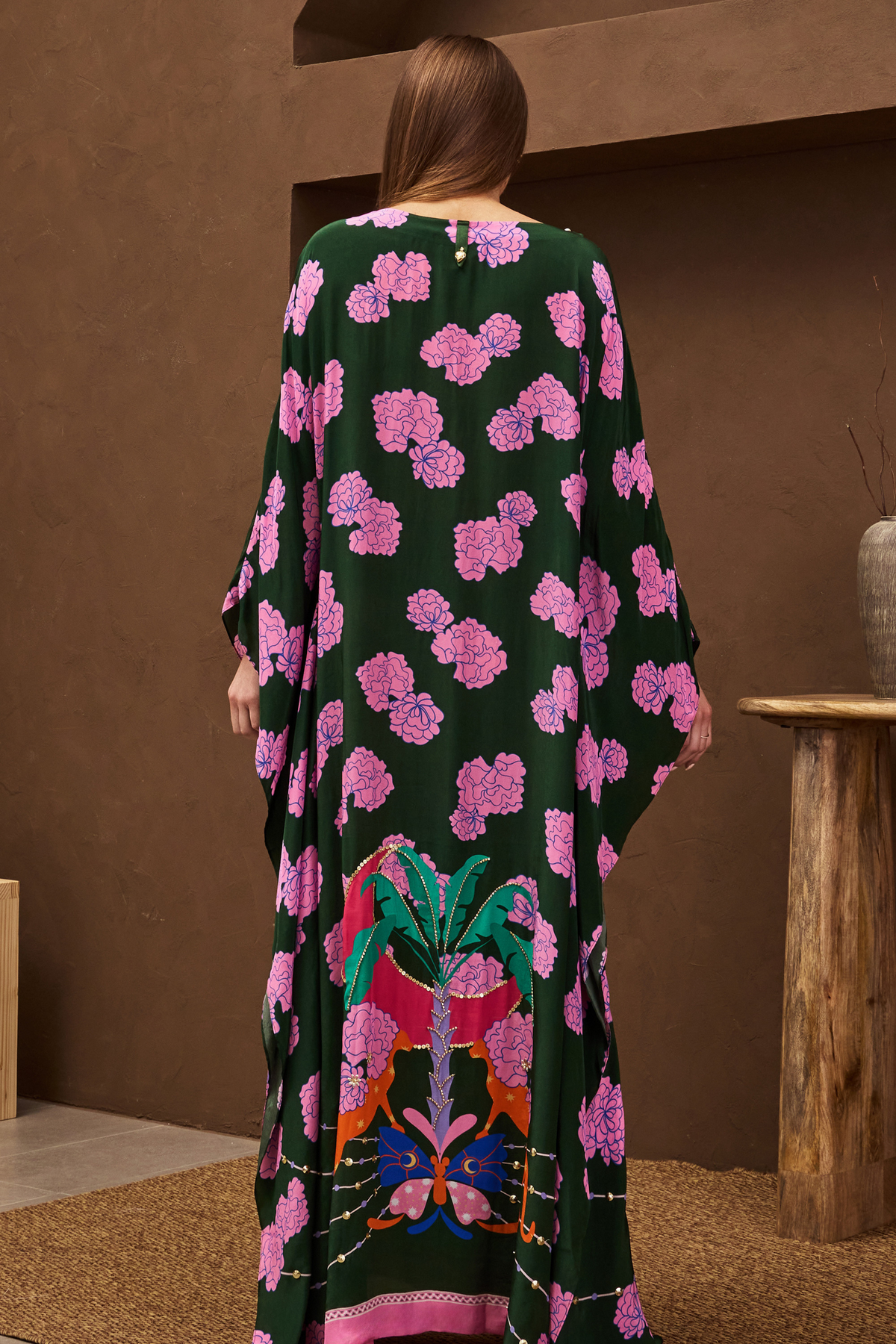 Rose Burn Kaftan