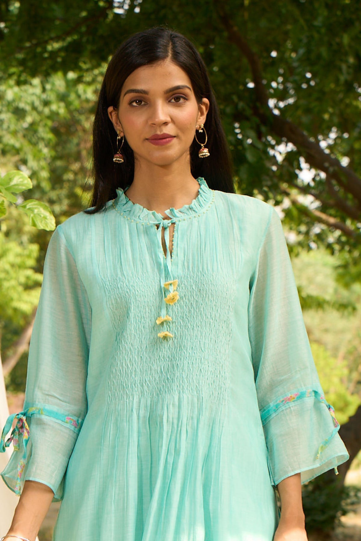 Turquoise Kurta Set