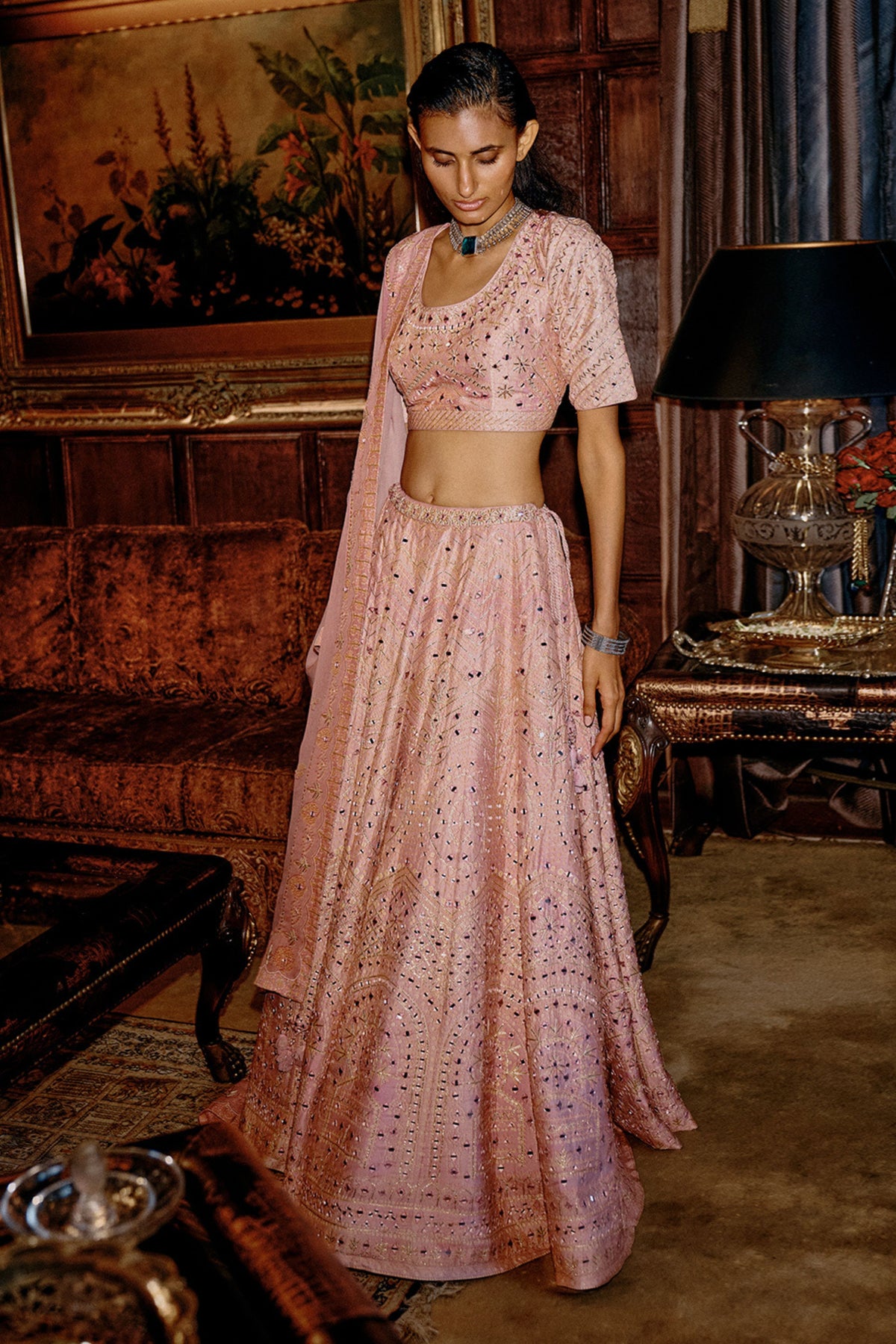 Kumari Lehenga Set in Pink