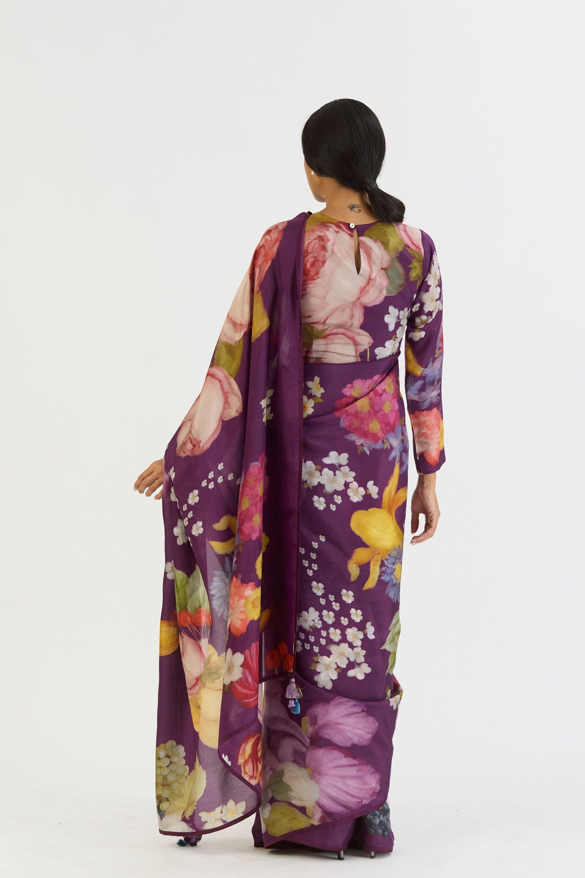 Jamun Saree In Purple