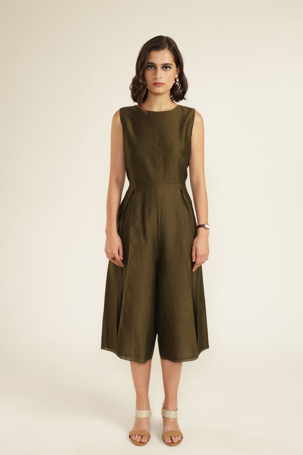 Olive David Jumpsuit Set