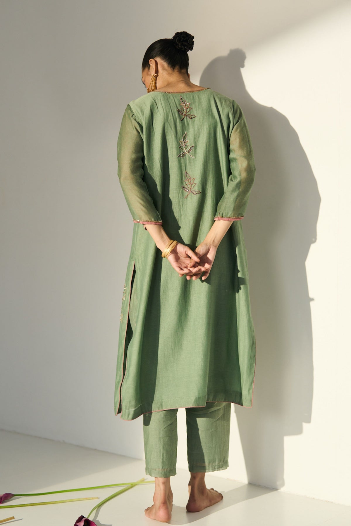 Green Balori Kurta