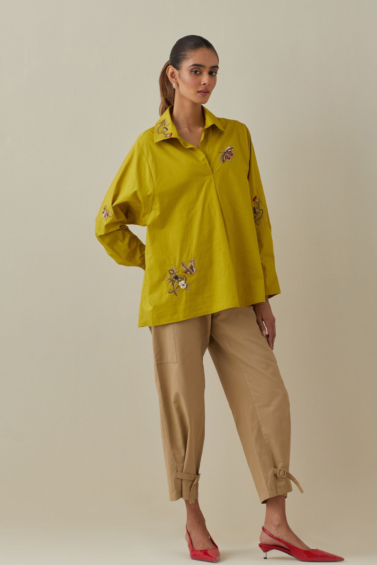 Nisha Mustard Shirt