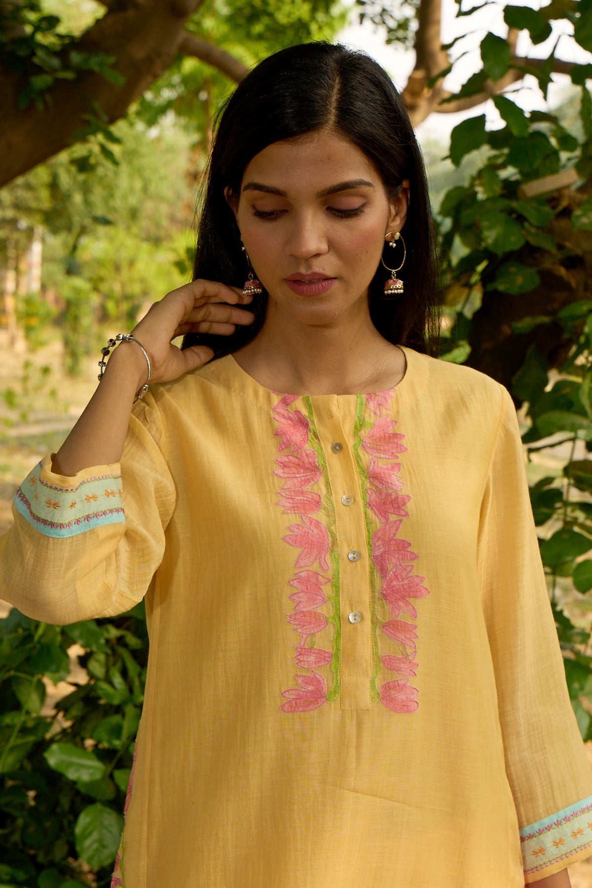 Yellow Kurta Set With Dupatta