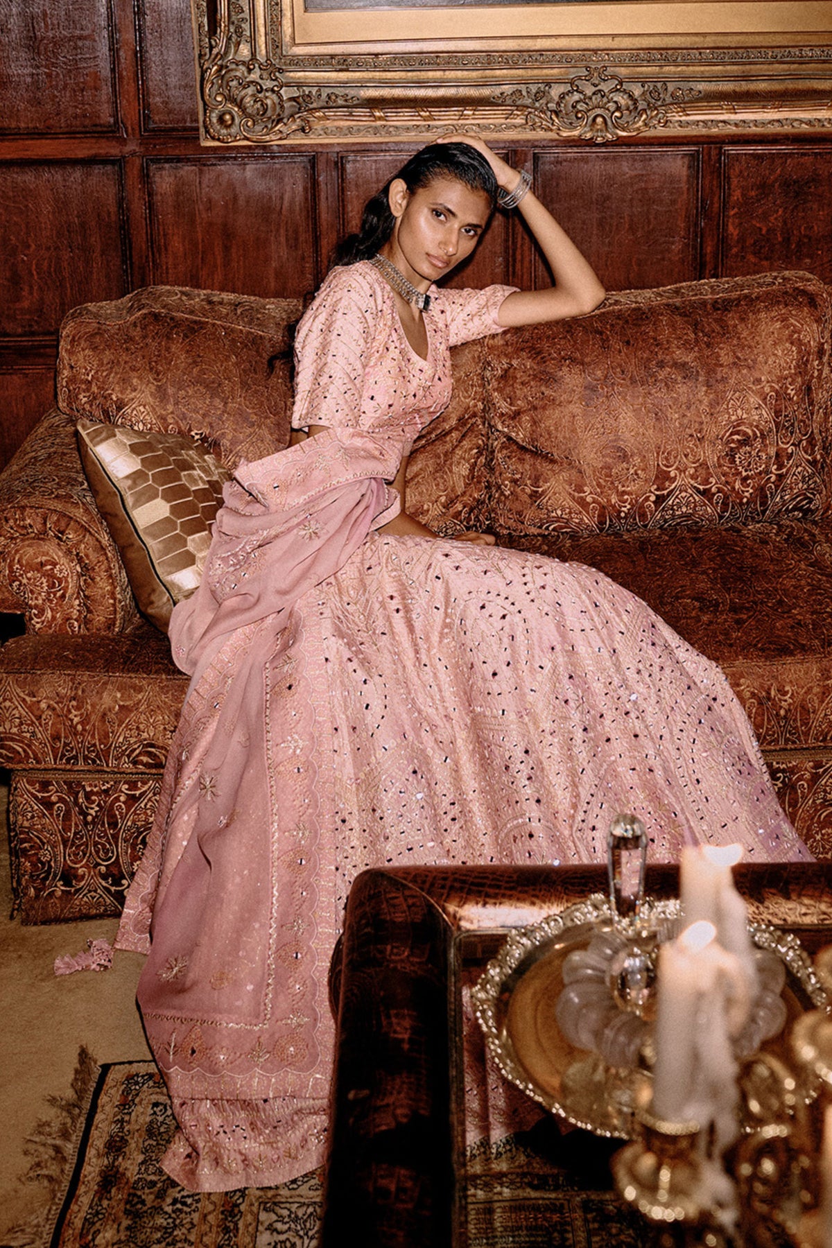 Kumari Lehenga Set in Pink