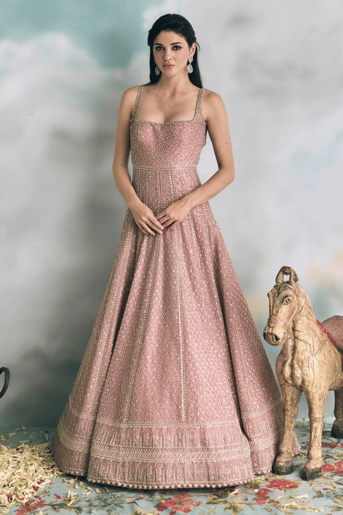 Champagne Aananya Gown