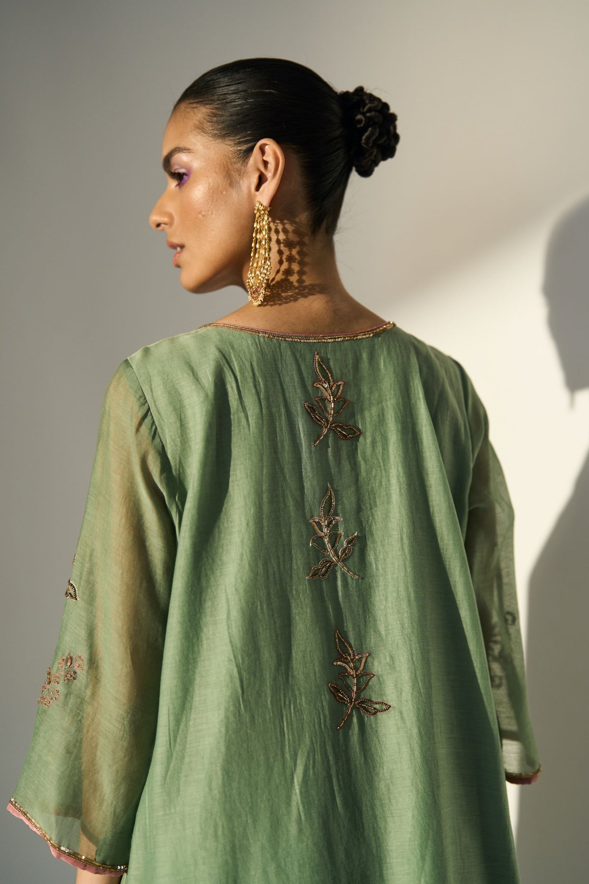 Green Balori Kurta