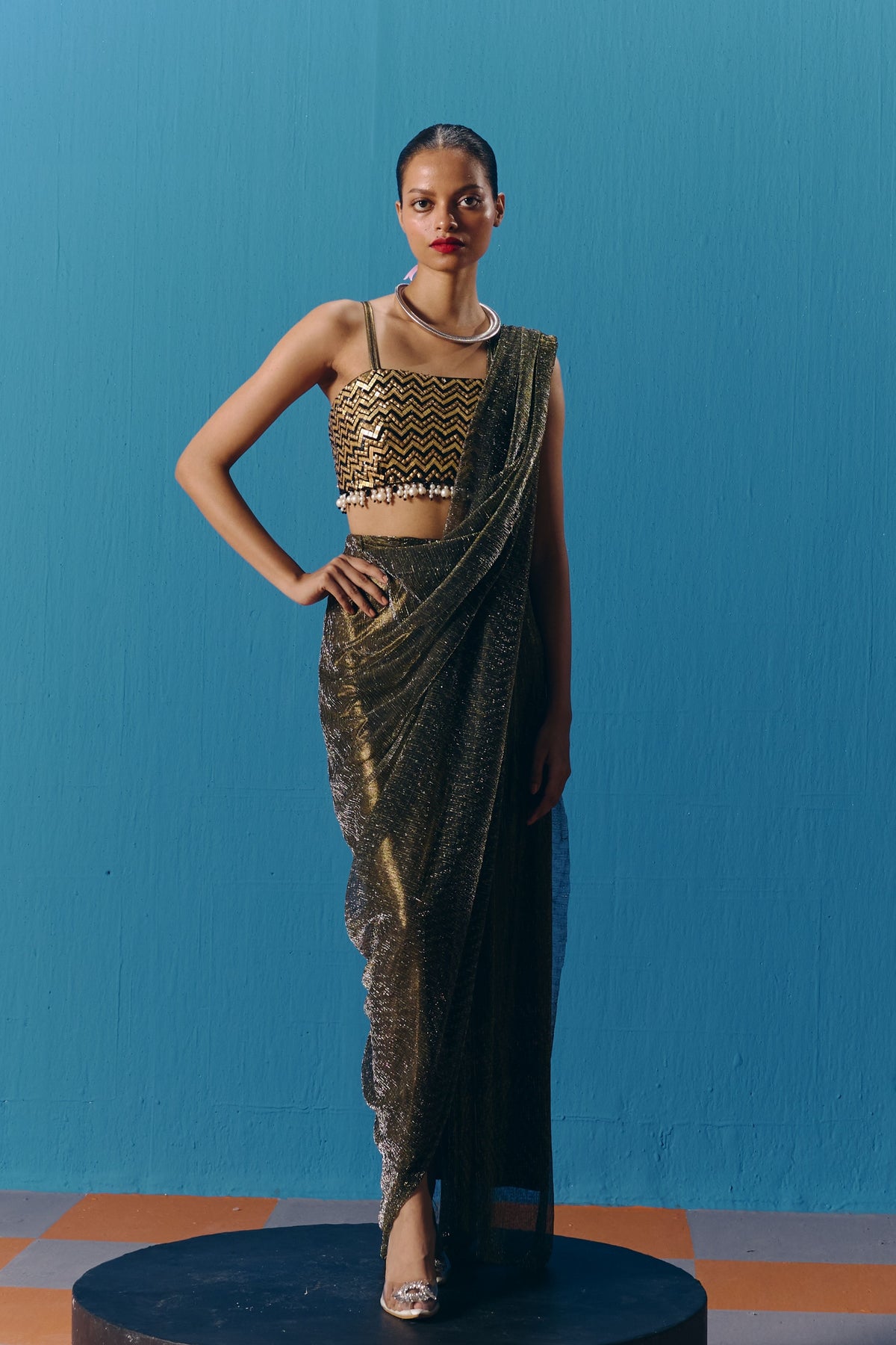 The Nox Drape Saree