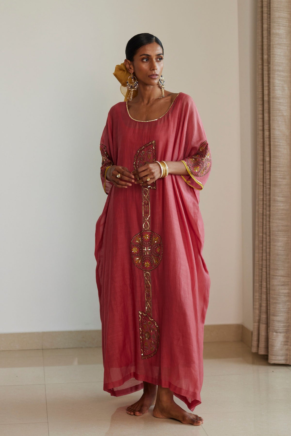 Pink Shashi Kaftan