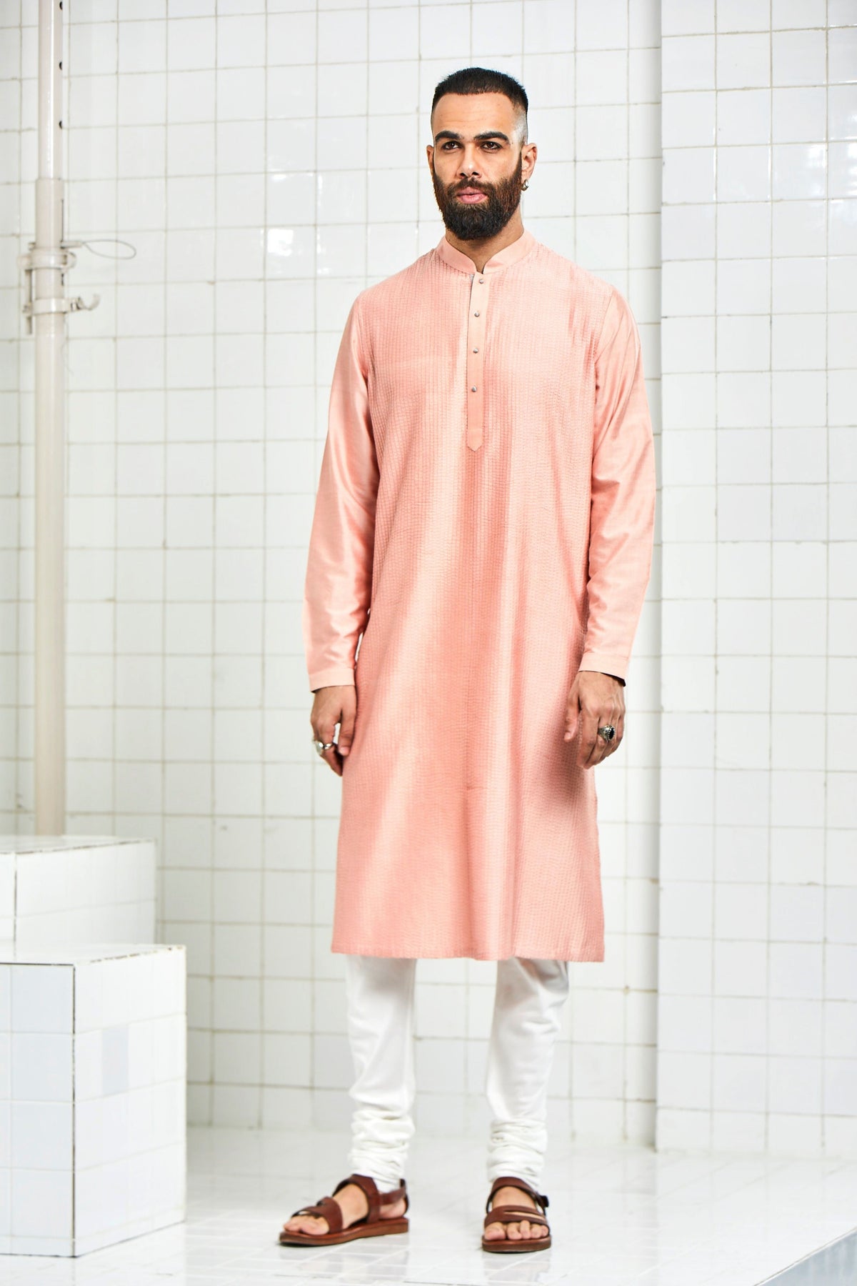 Bainsara Pintuck Kurta Set