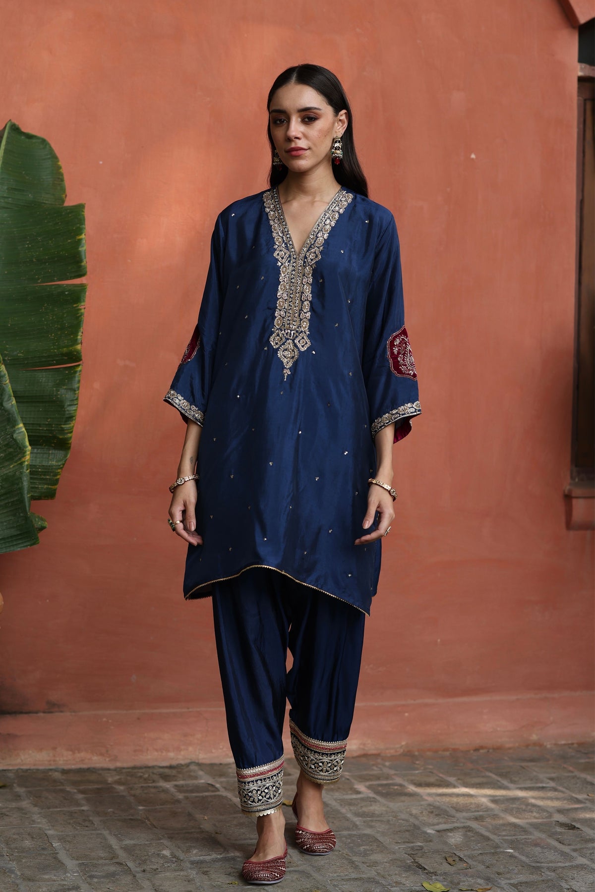 Blue Nazira Kurta Set