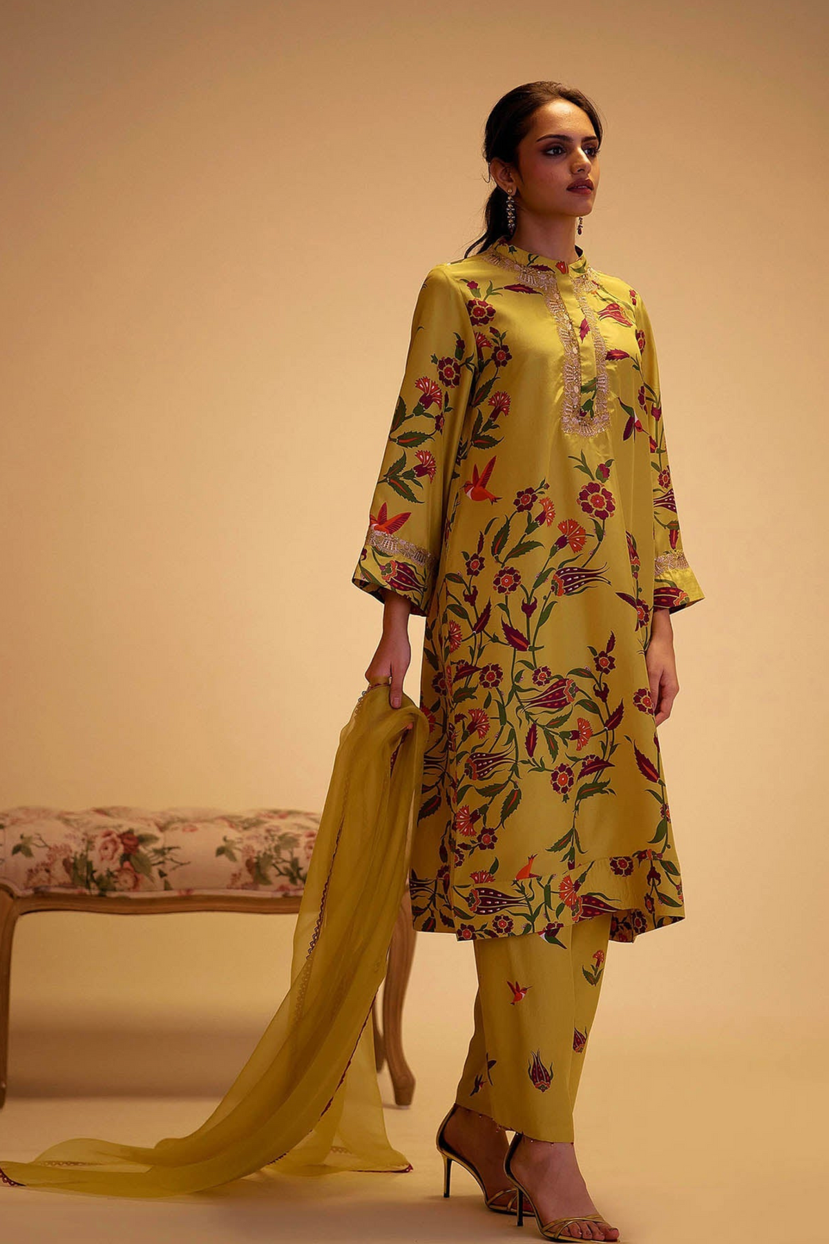 Tahira Yellow Kurta With Pants