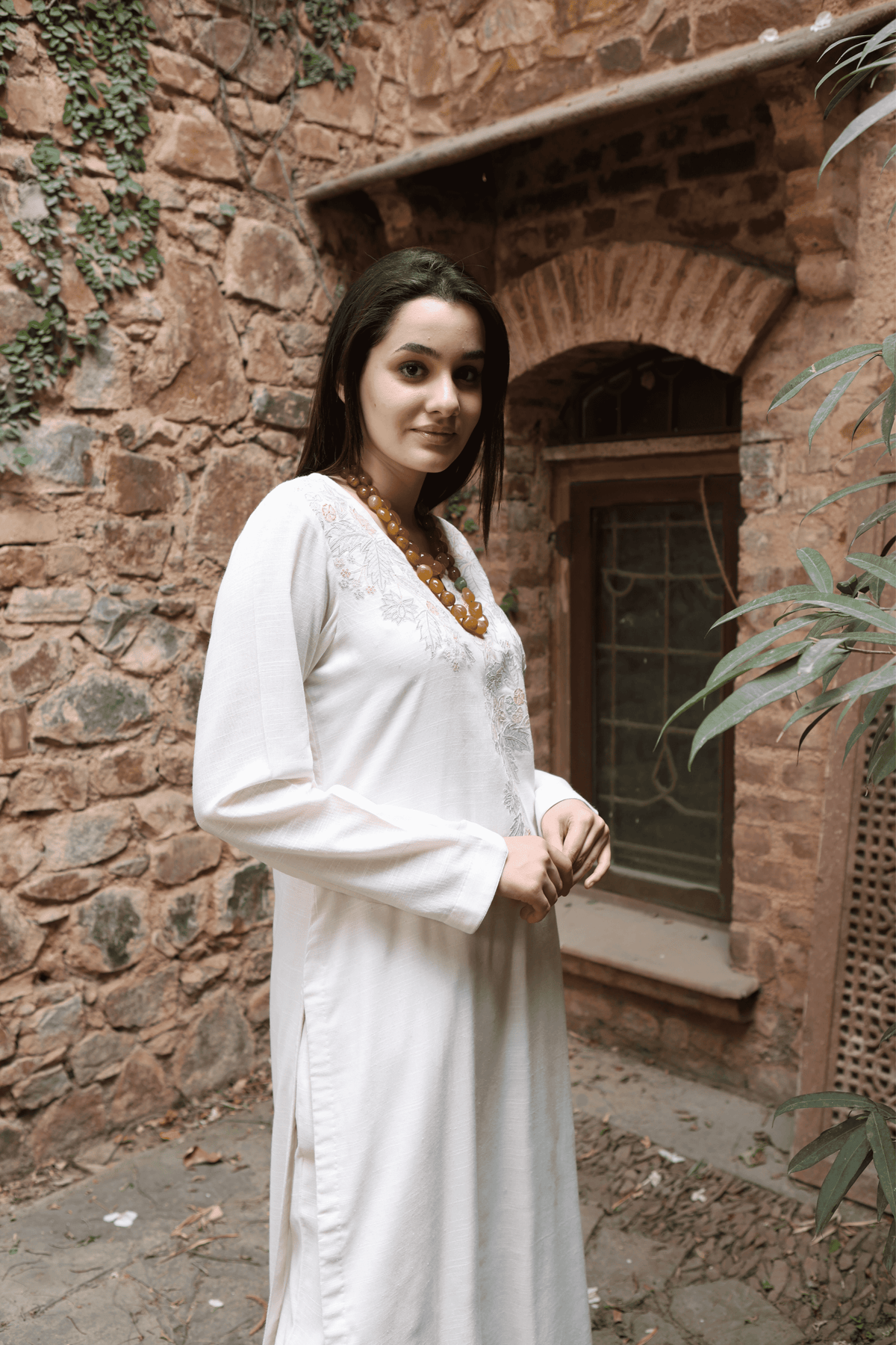 Embroidered Kurta And Pant