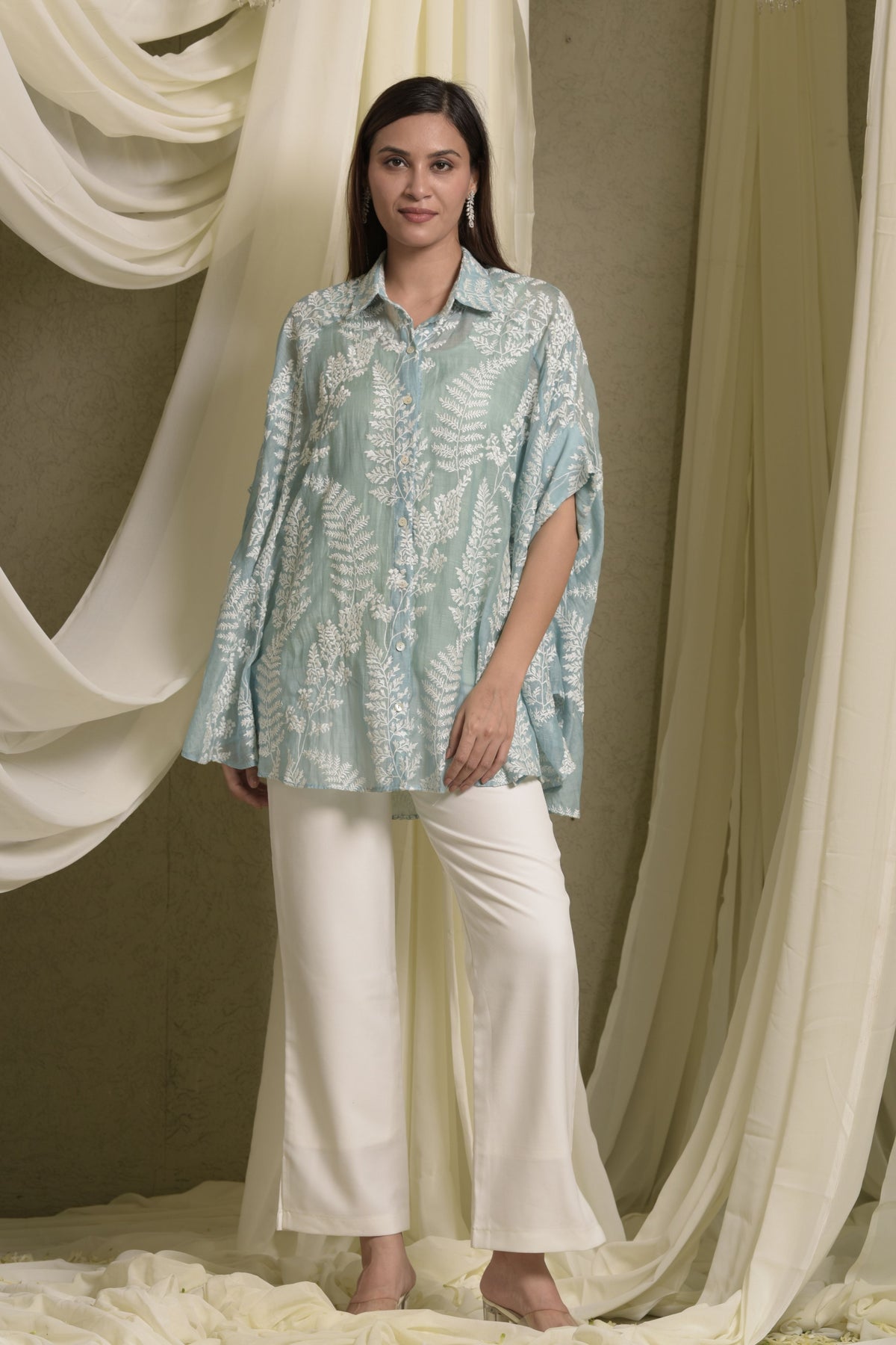 Elahe Embroidered Rowan Shirt