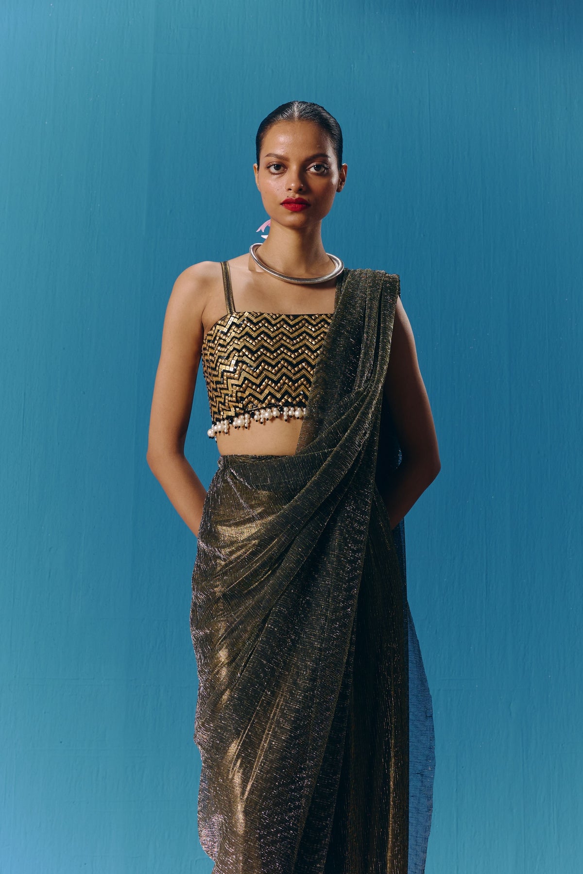 The Nox Drape Saree