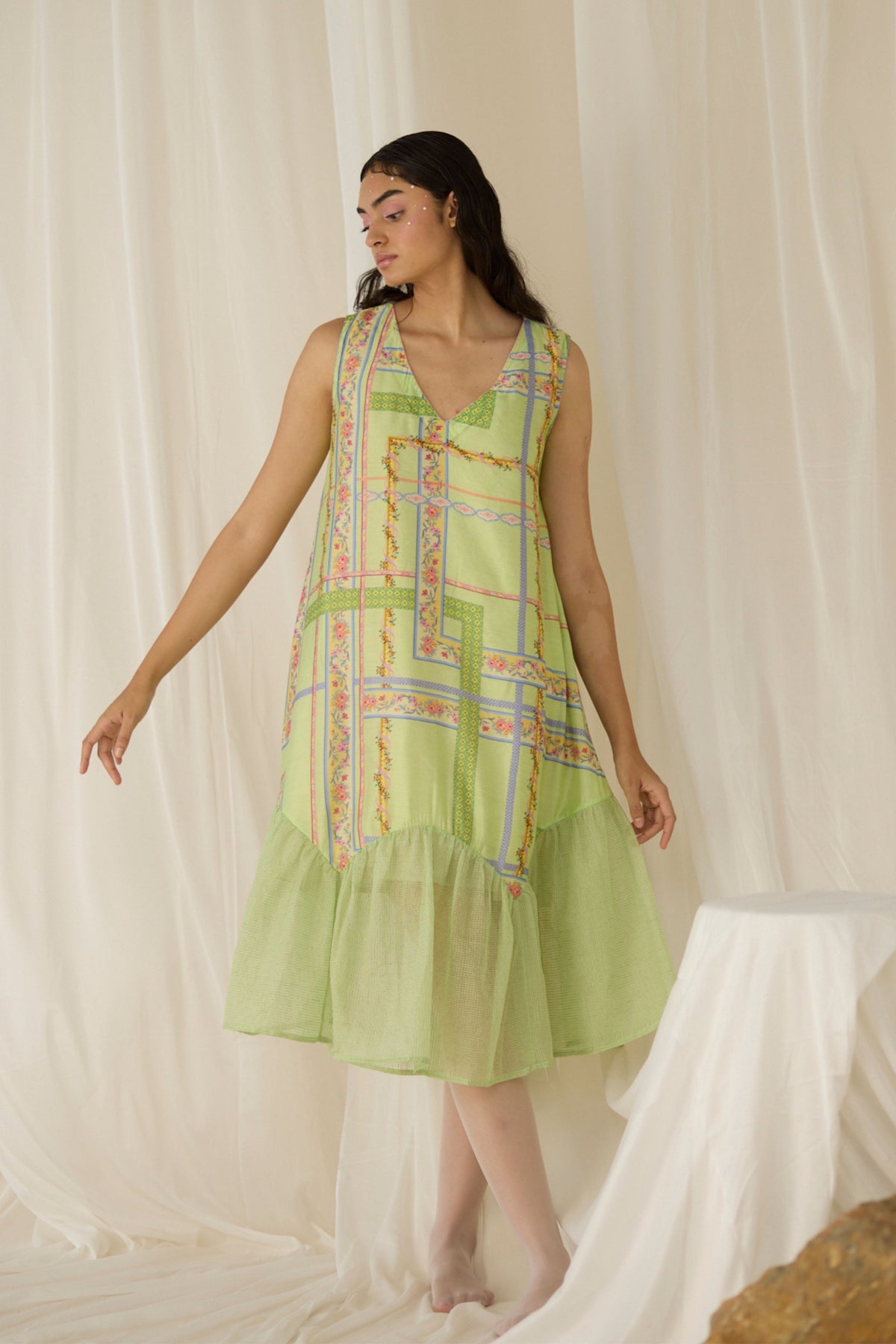 Fern Gathered Dress