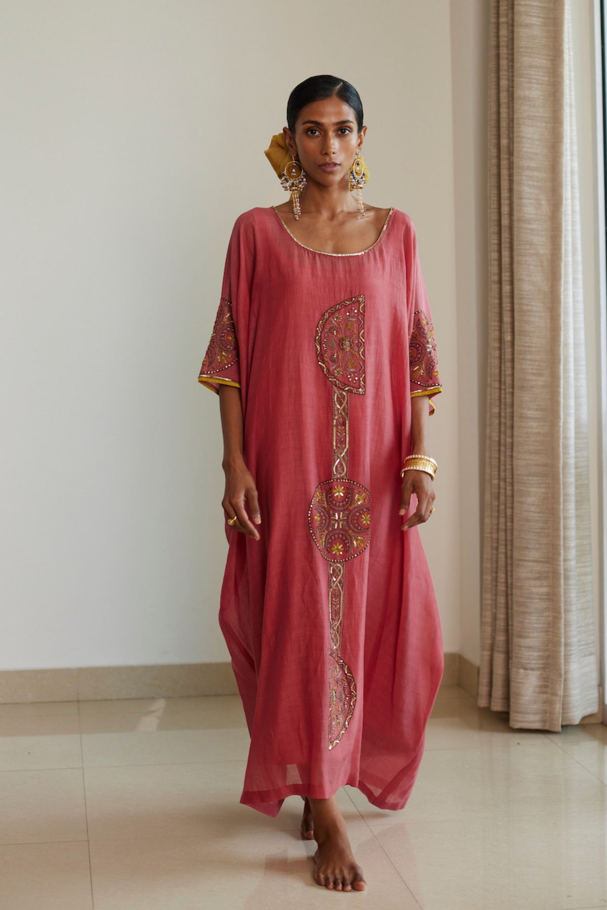 Pink Shashi Kaftan