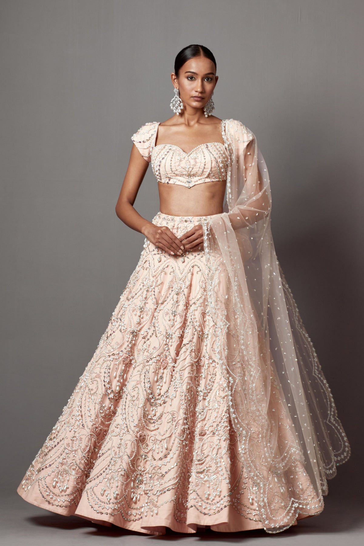 Victorian Pink Lehenga Set