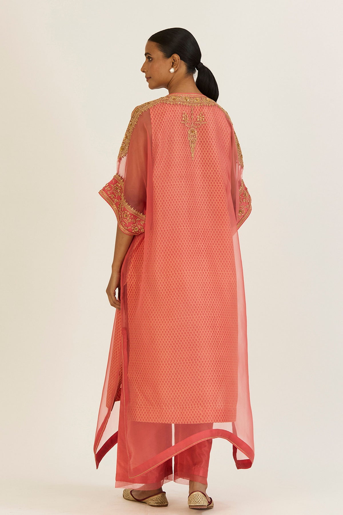 Ayra Peach Kaftan