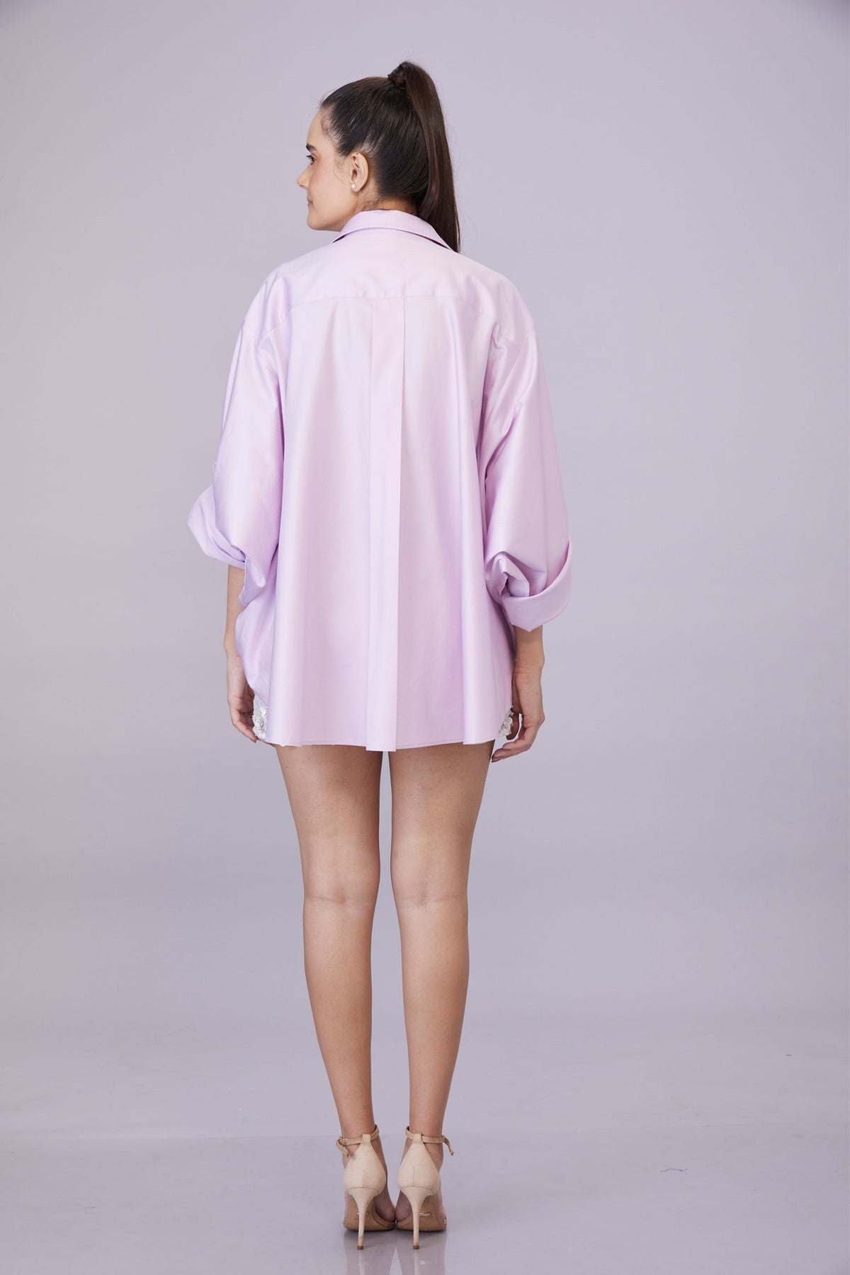 Pale Lilac Batwing Shirt