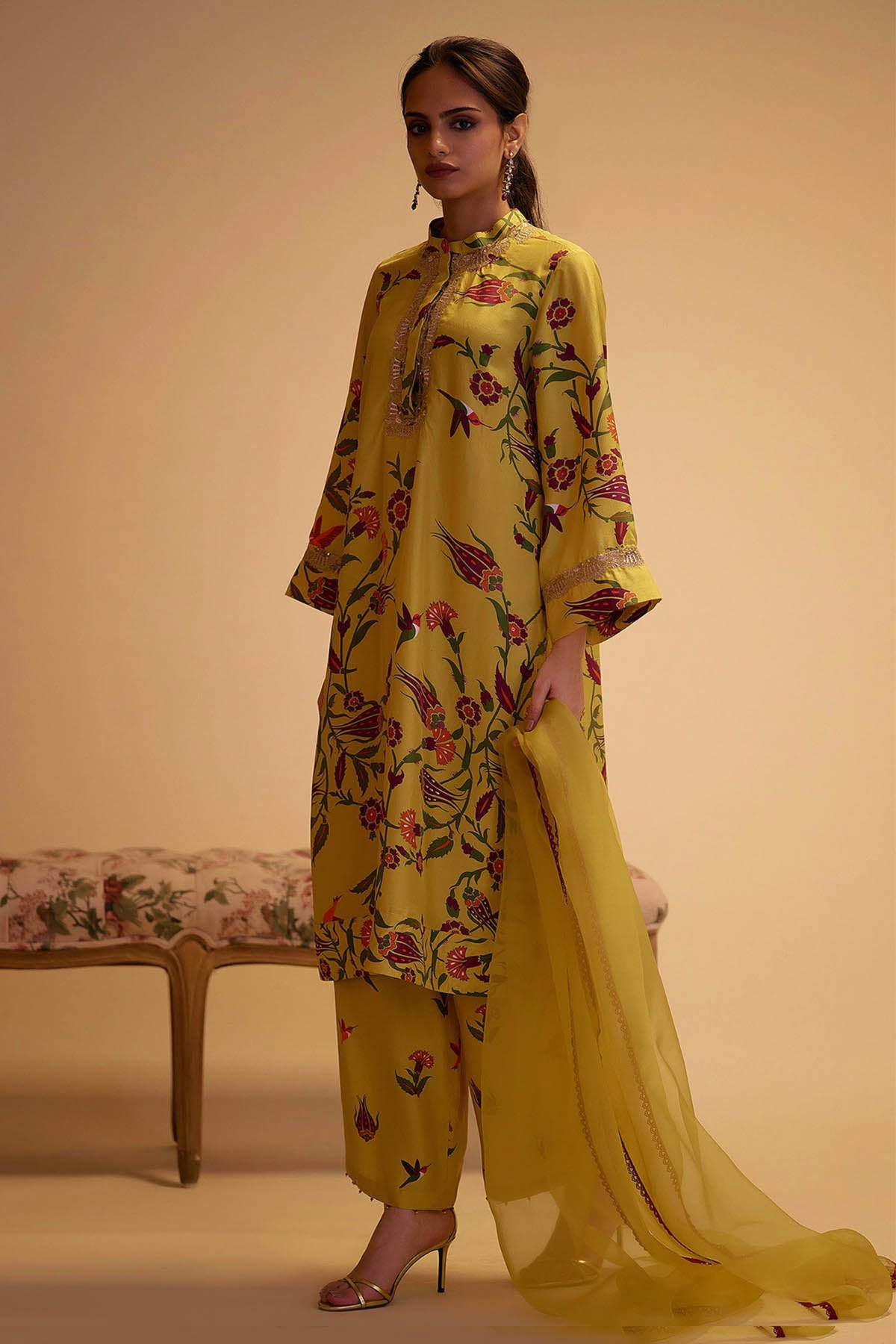 Tahira Yellow Kurta With Pants