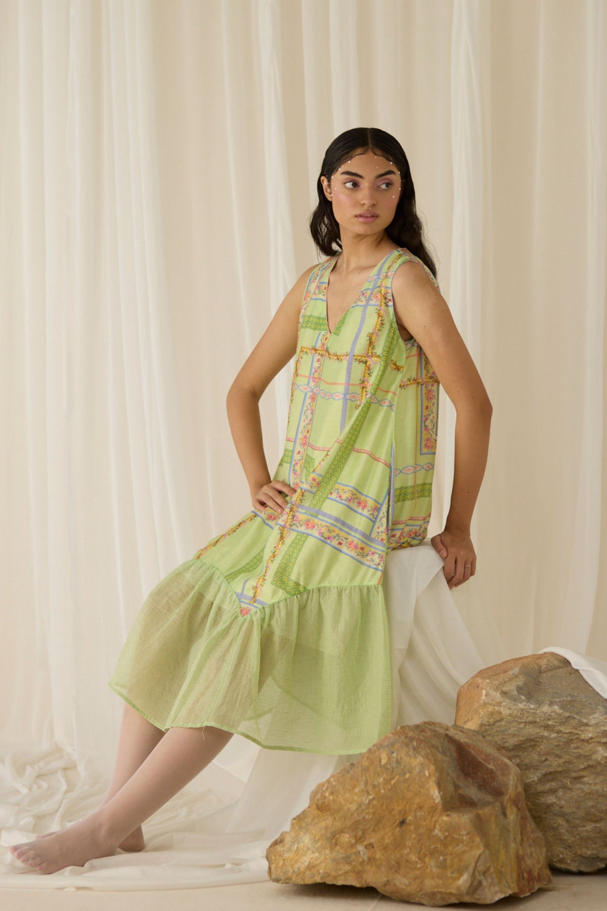 Fern Gathered Dress