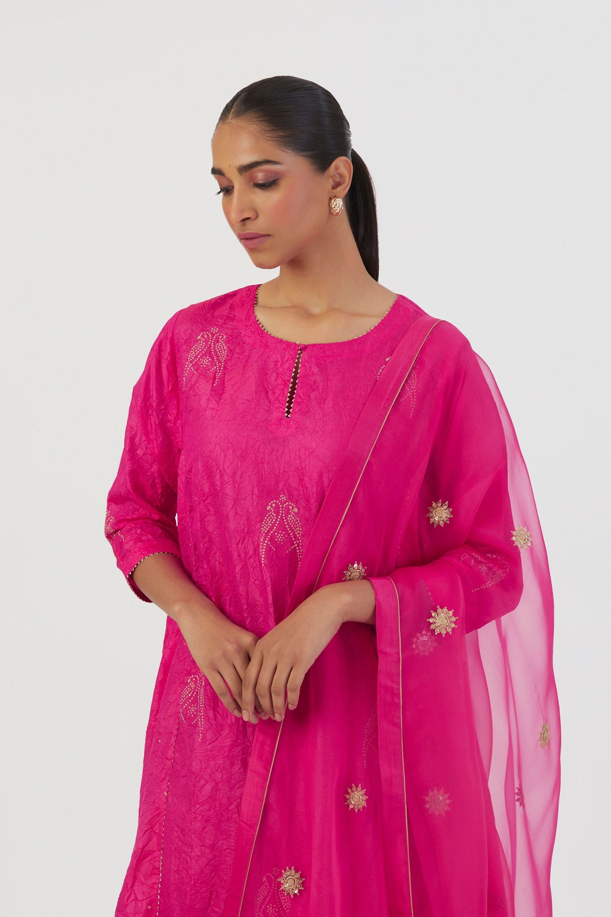 Sujata Fuschia Kurta &amp; Pant