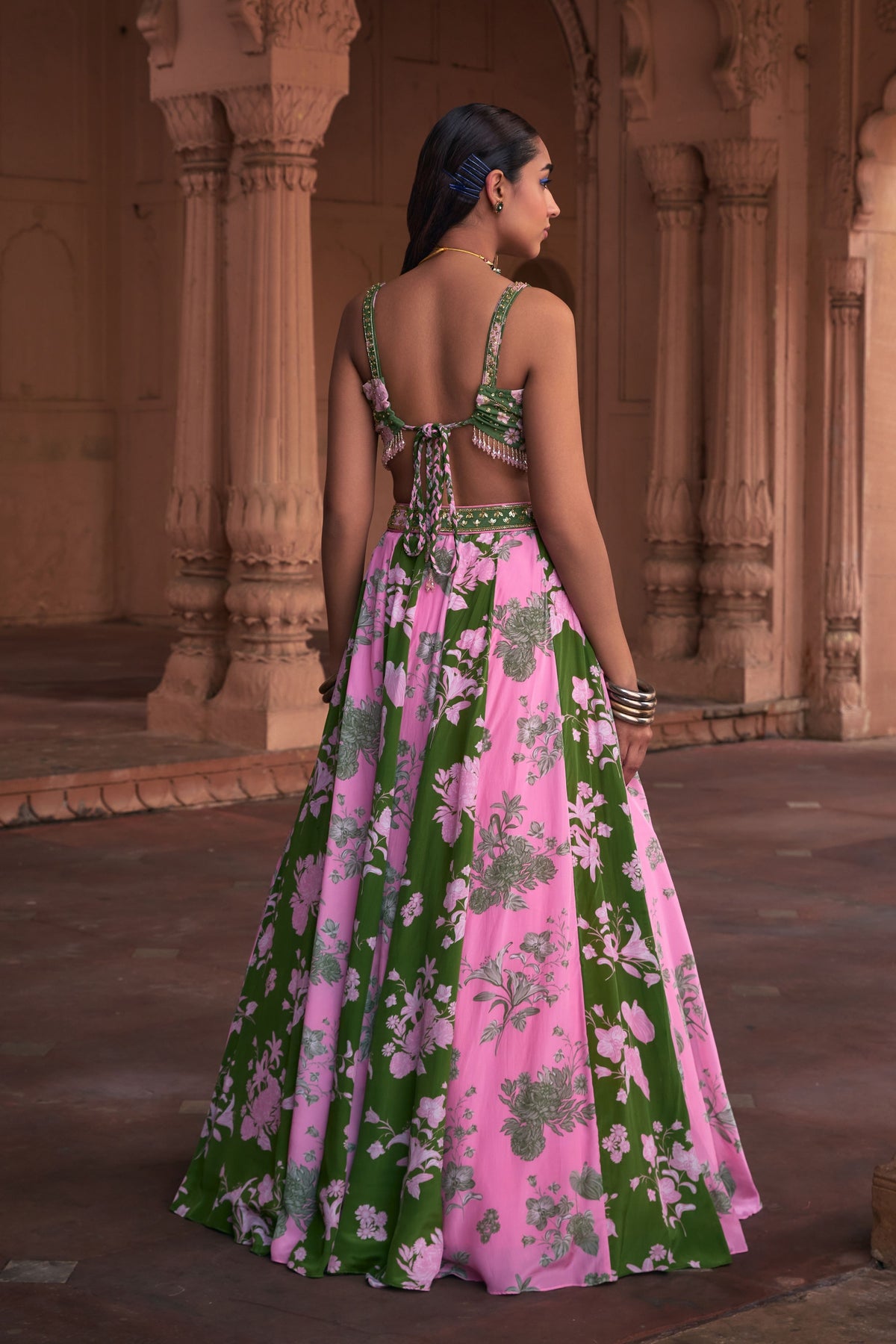 Sage Green Lehenga Set