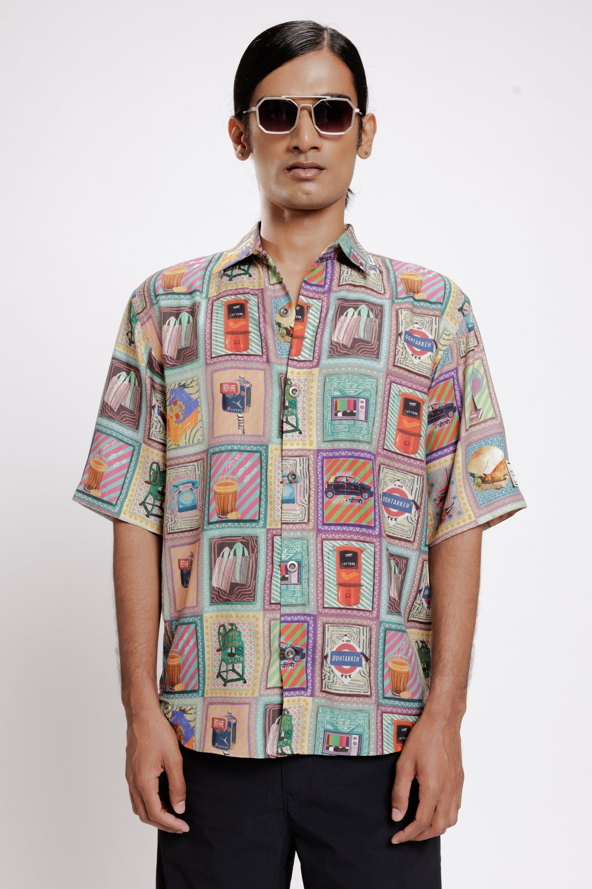 Kaali Peeli Half Sleeve Shirt