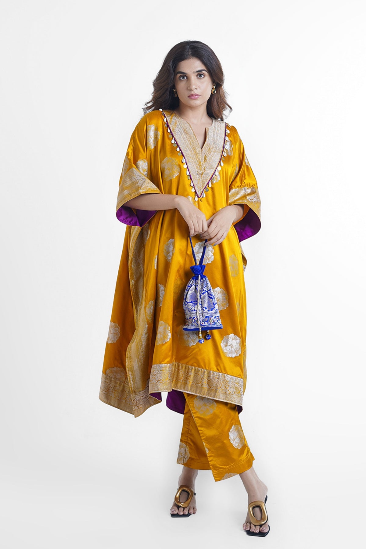 Gul Kaftan Kurta Set