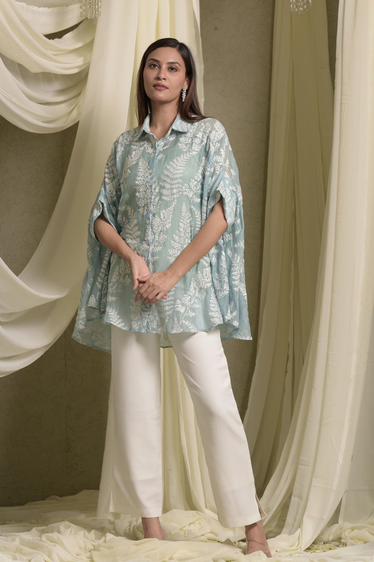 Elahe Embroidered Rowan Shirt