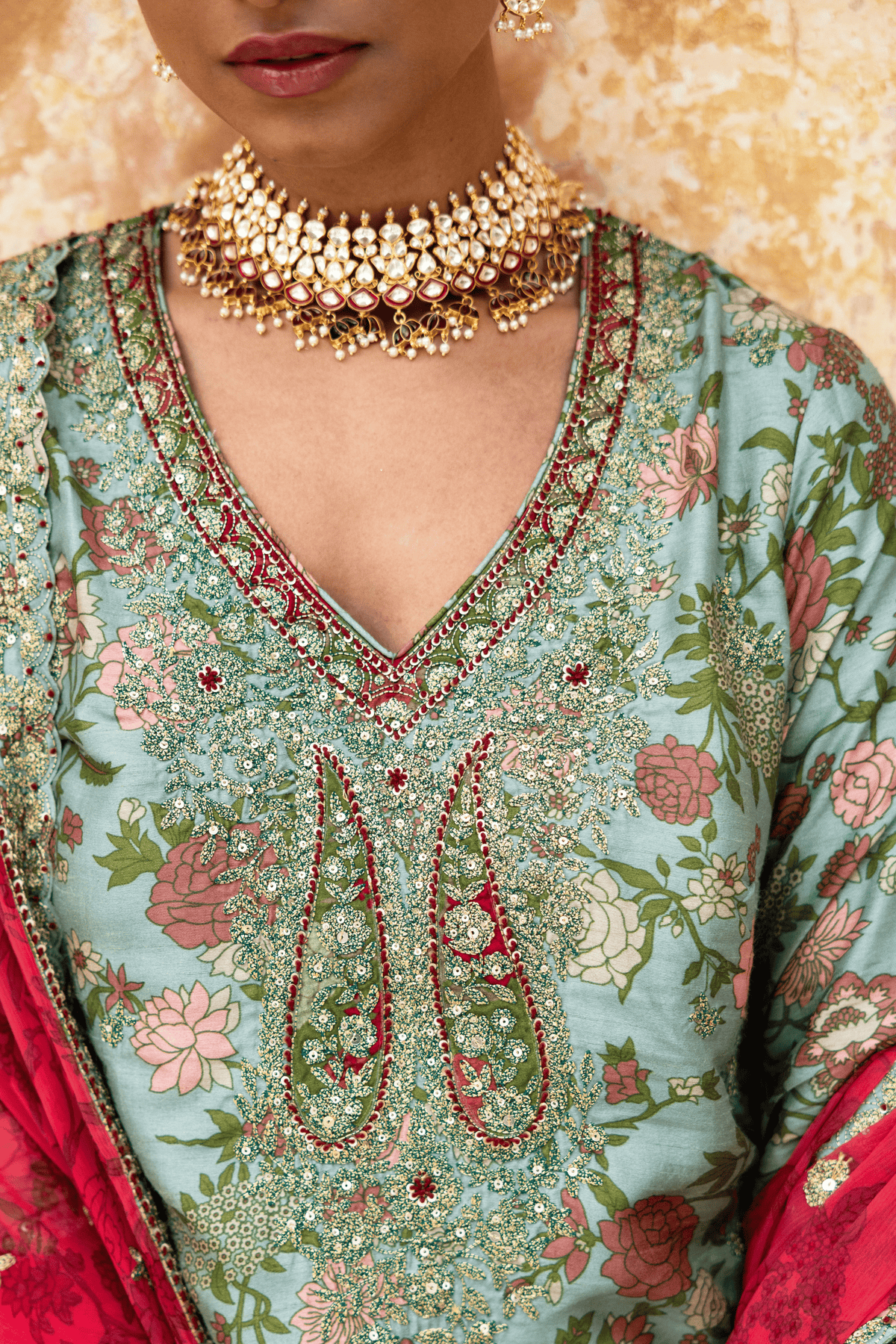 Mul Silk Regal Bridal Sharara