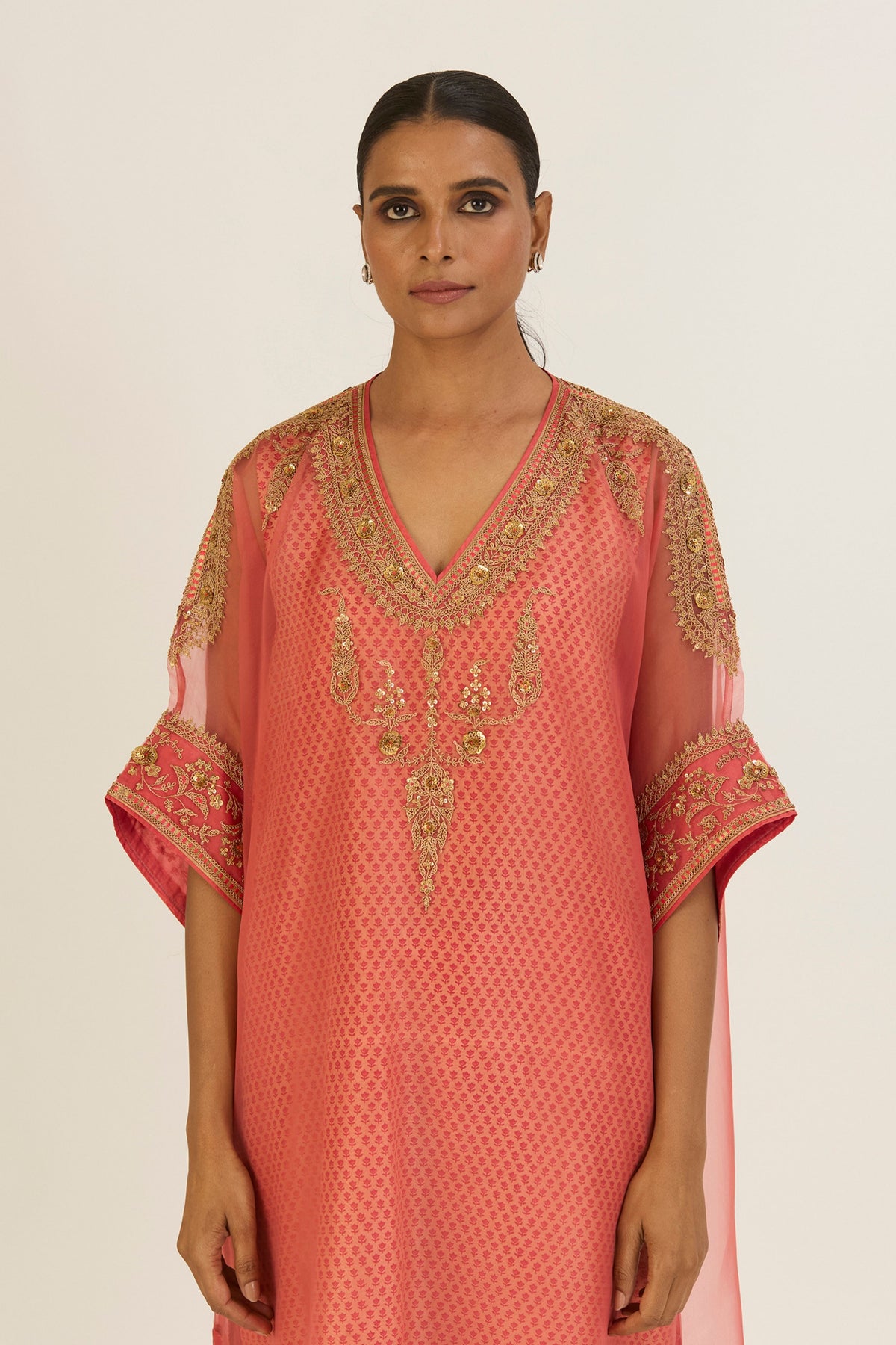 Ayra Peach Kaftan